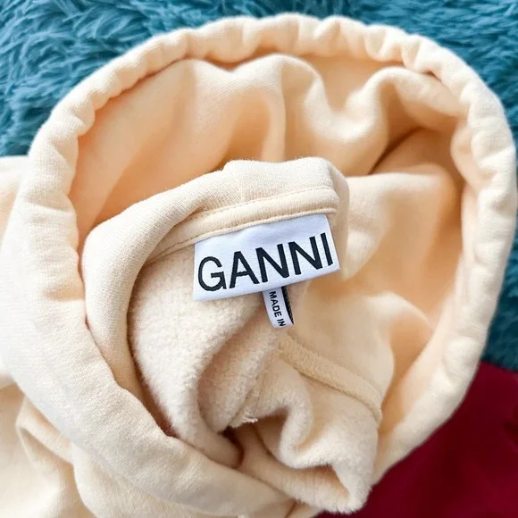 Ganni Yellow Hooded Sweatshirt - Picture 6 of 7